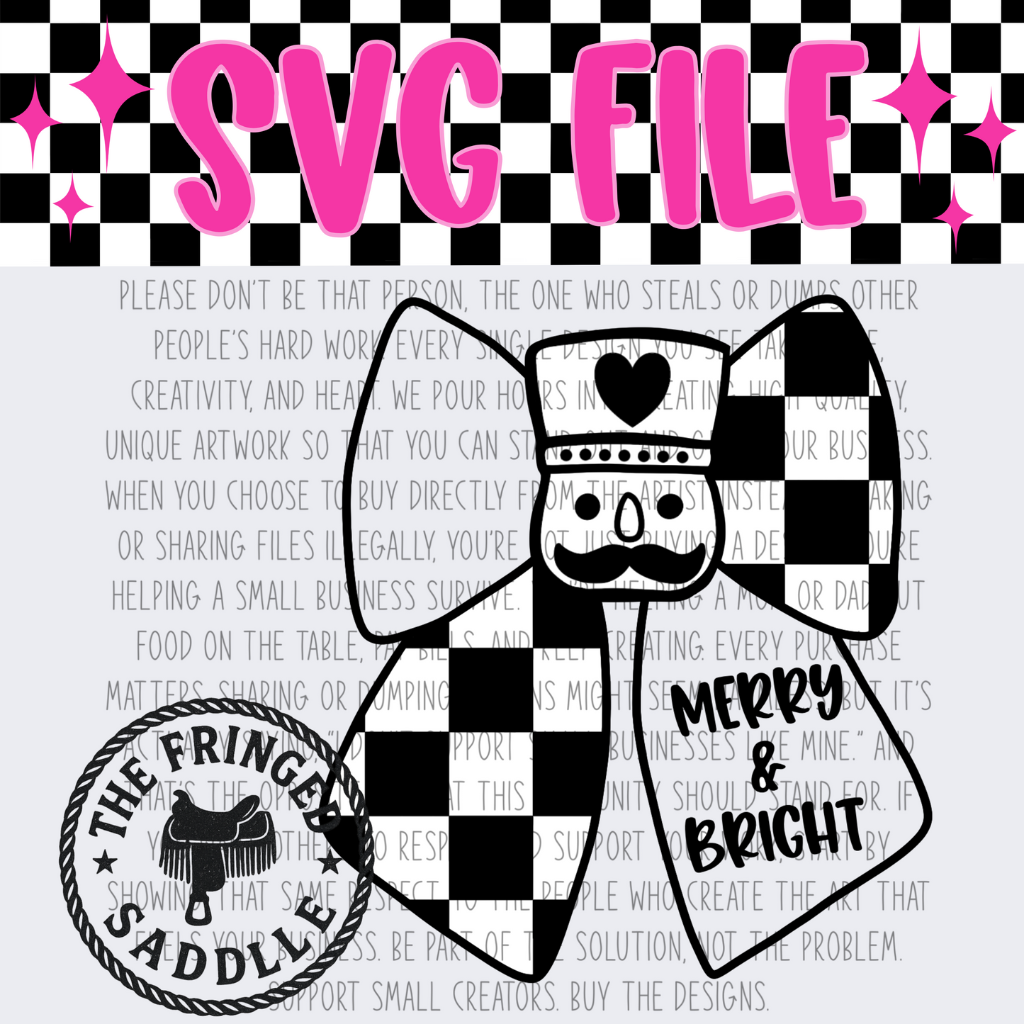 Cute nutcracker bow semi exclusive