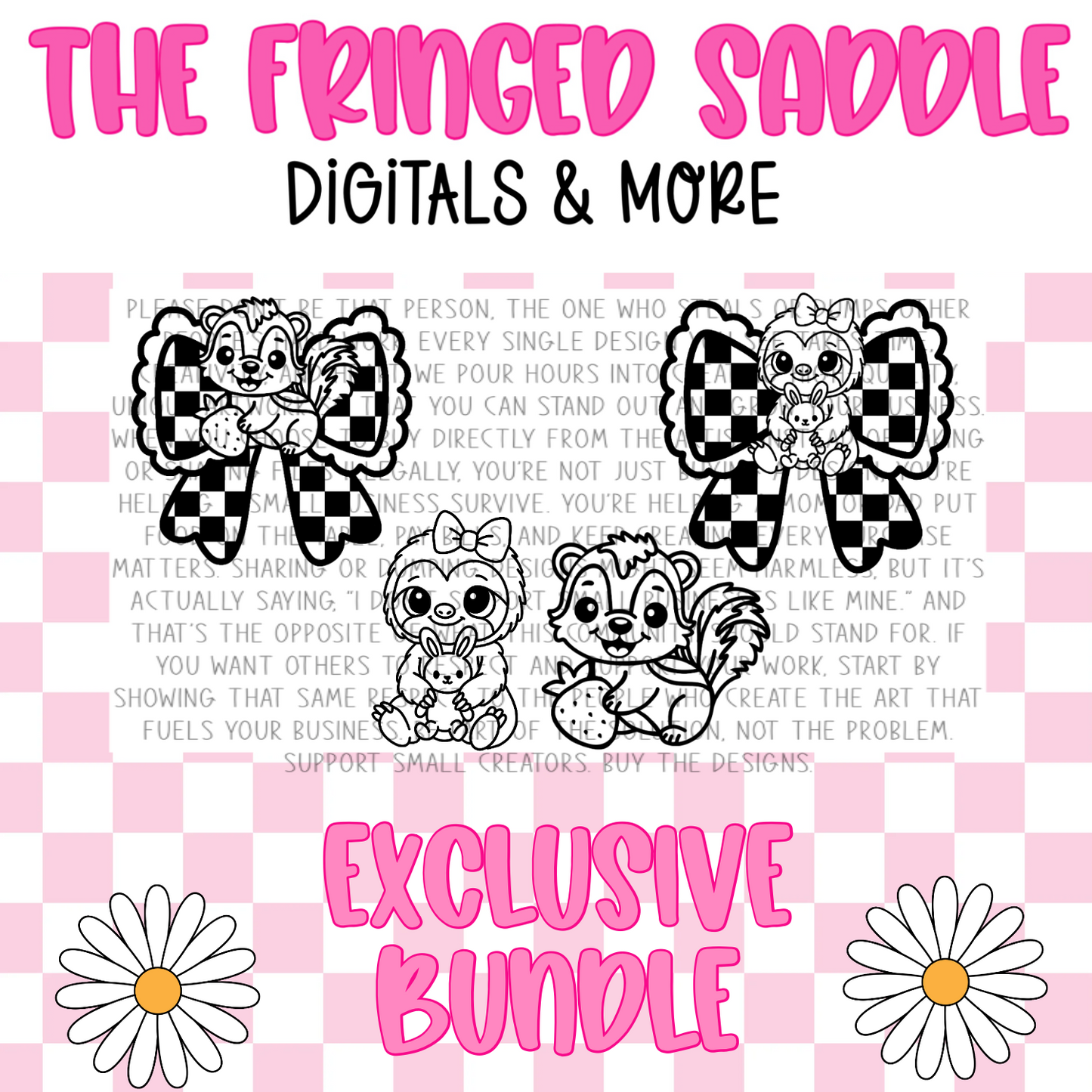 Skunk sloth bundle EXCLUSIVE