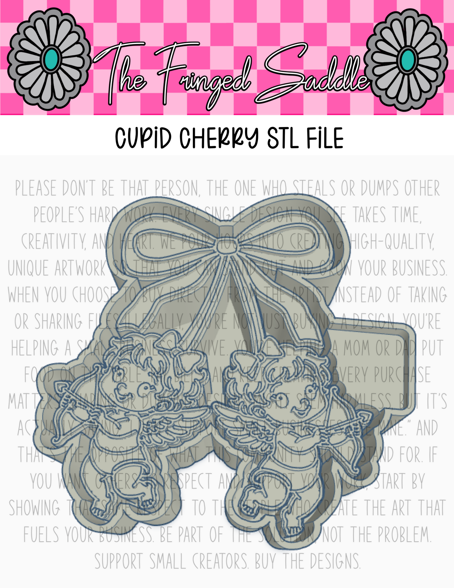Cupid cherry STL