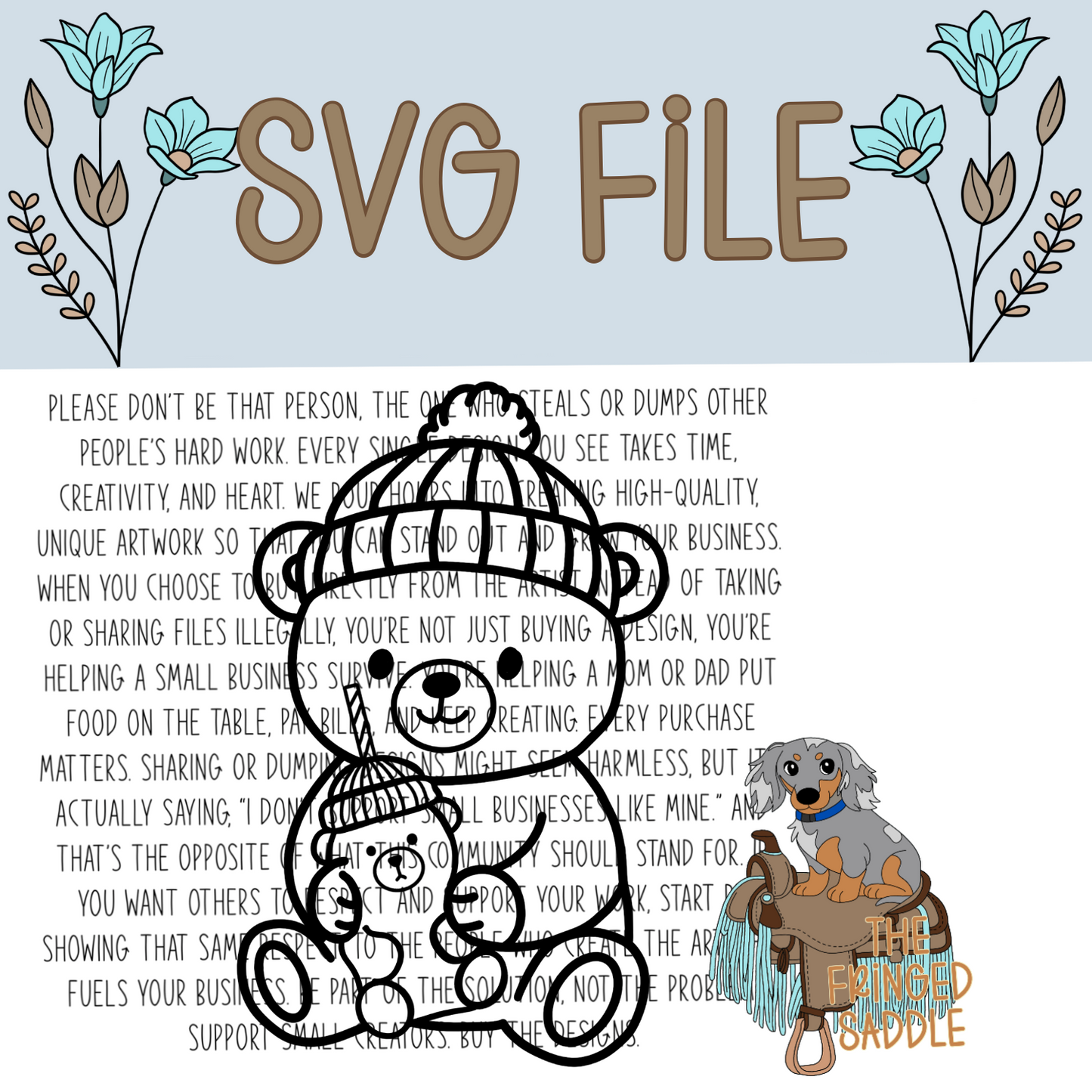 Starby Teddy svg