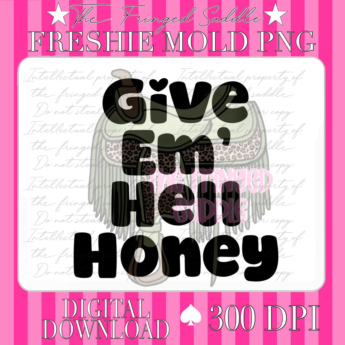 Give em hell honey PNG