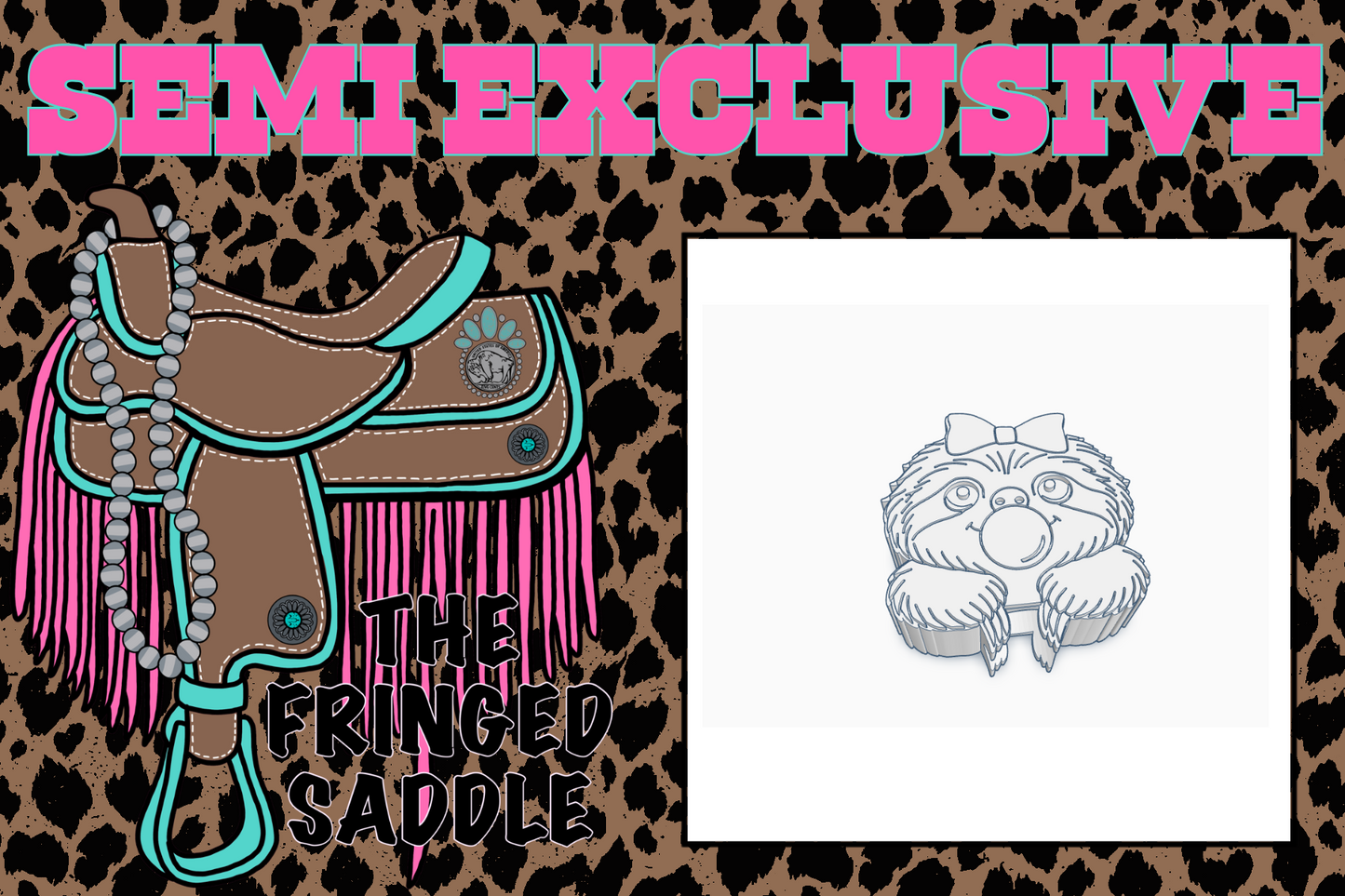Sloth blowing bubble straw topper digital