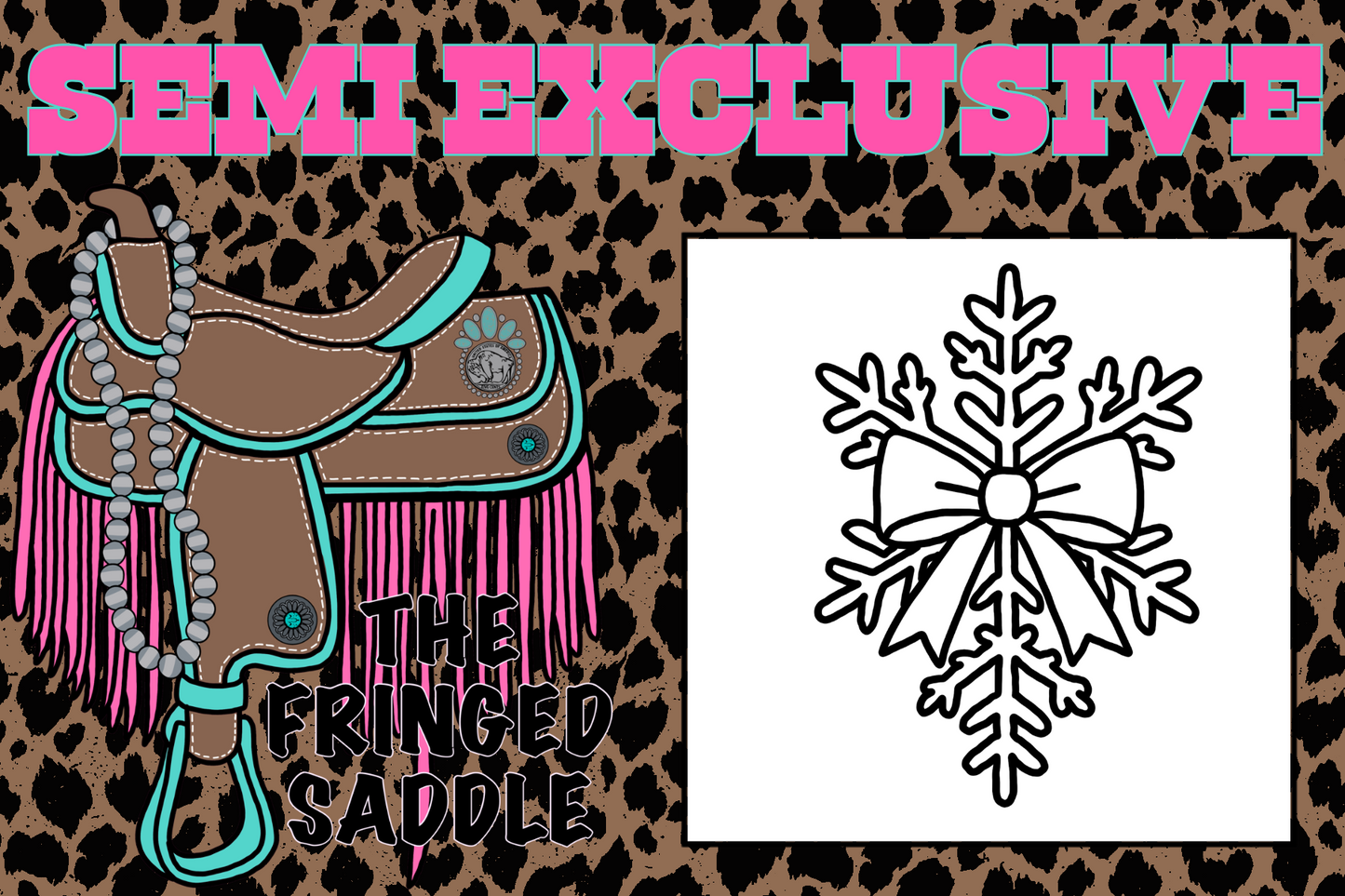 Snowflake w bow