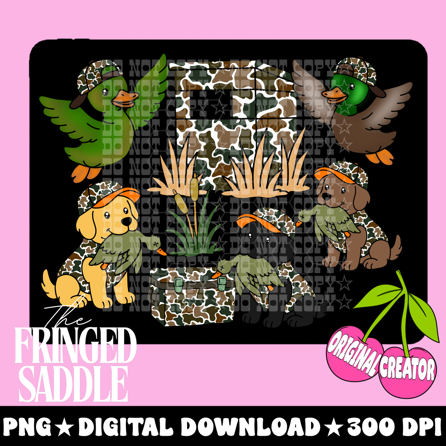Duck hunting clipart bundle