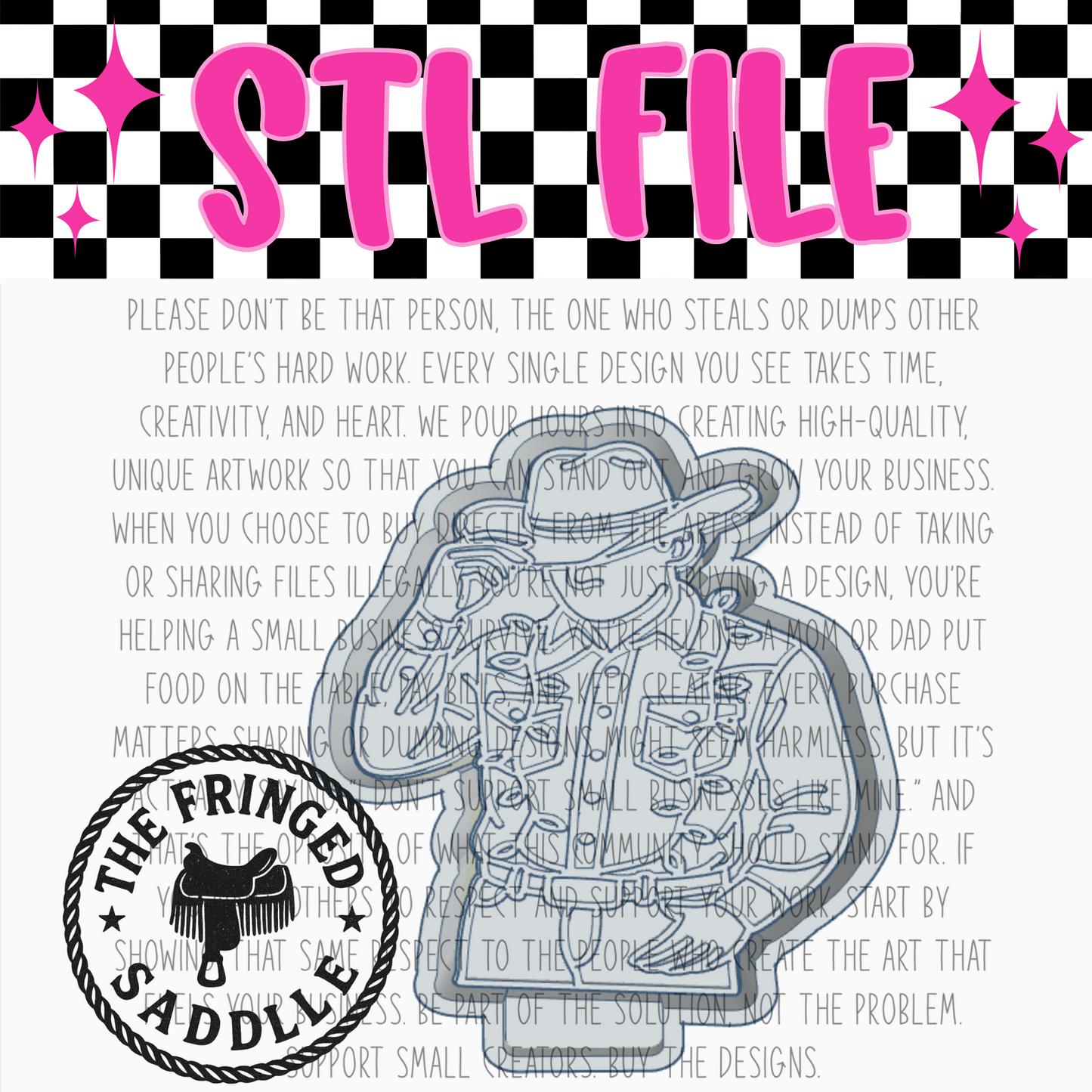 Christmas cowboy STL semi exclusive