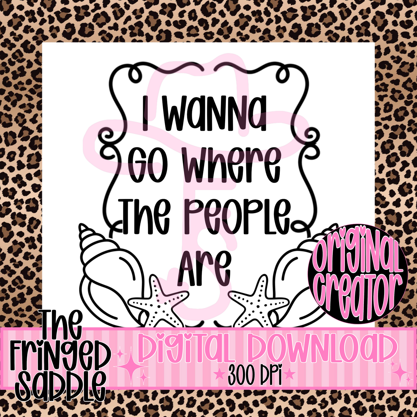 I wanna go where the people are