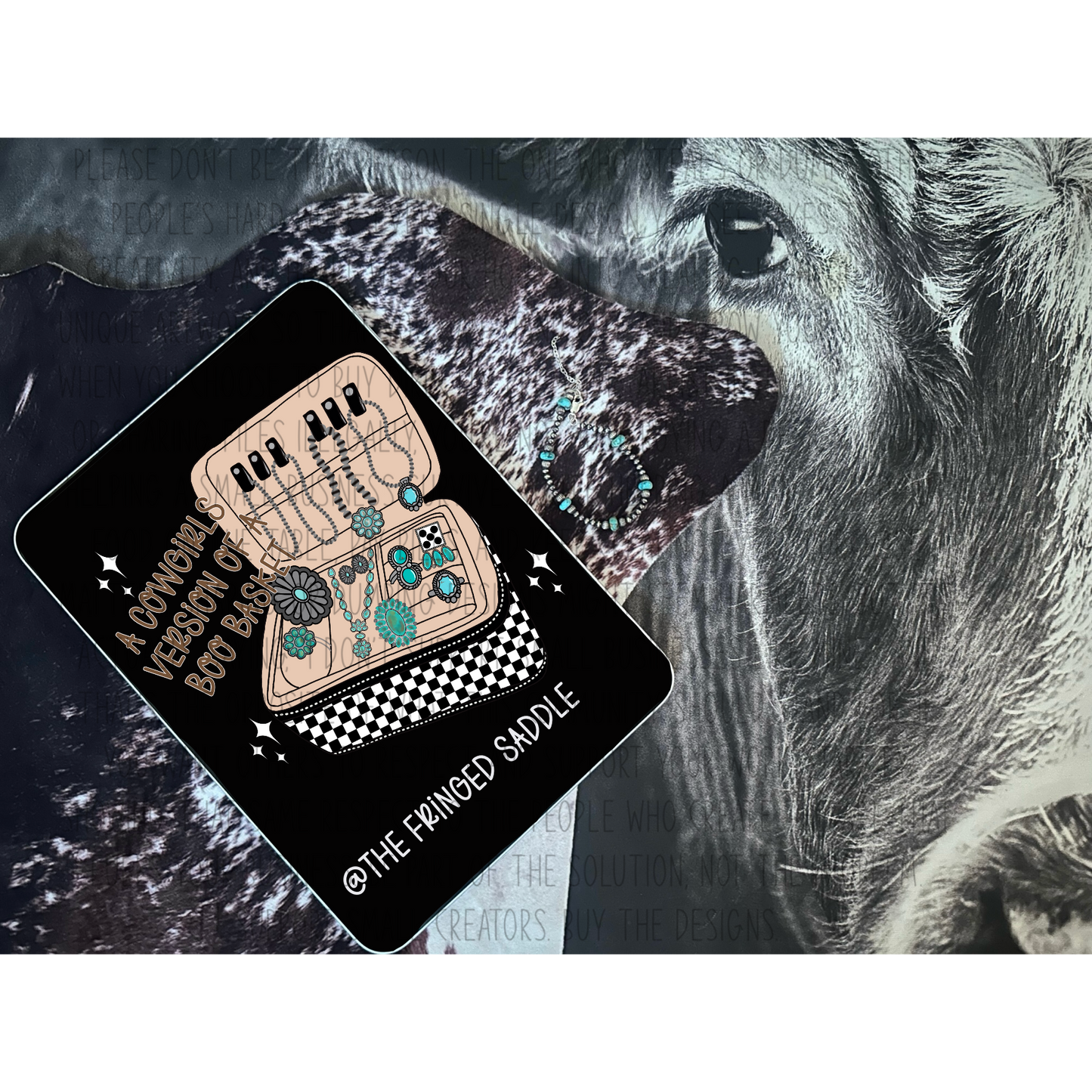 Cowgirl version boo basket png