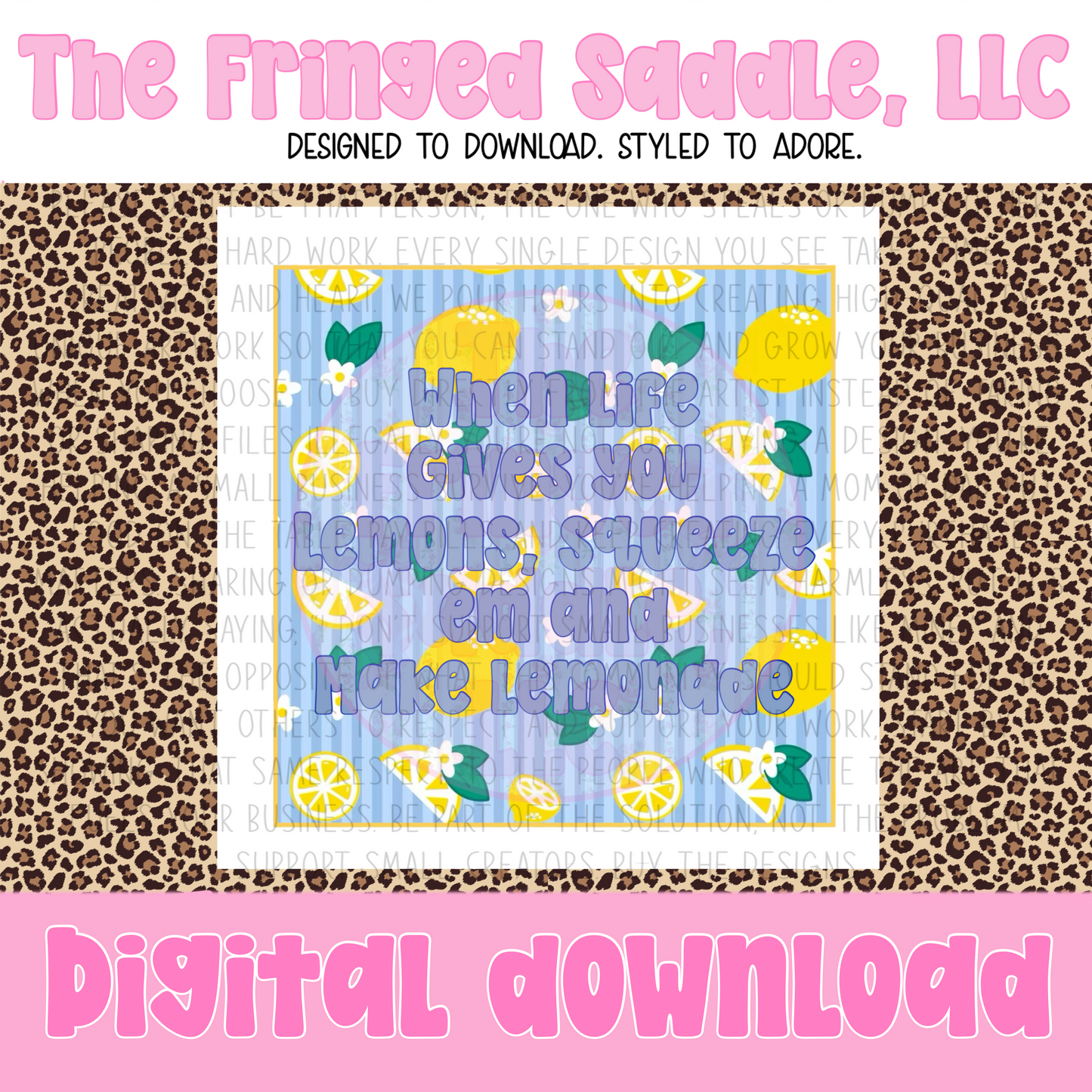 When life gives you lemons square