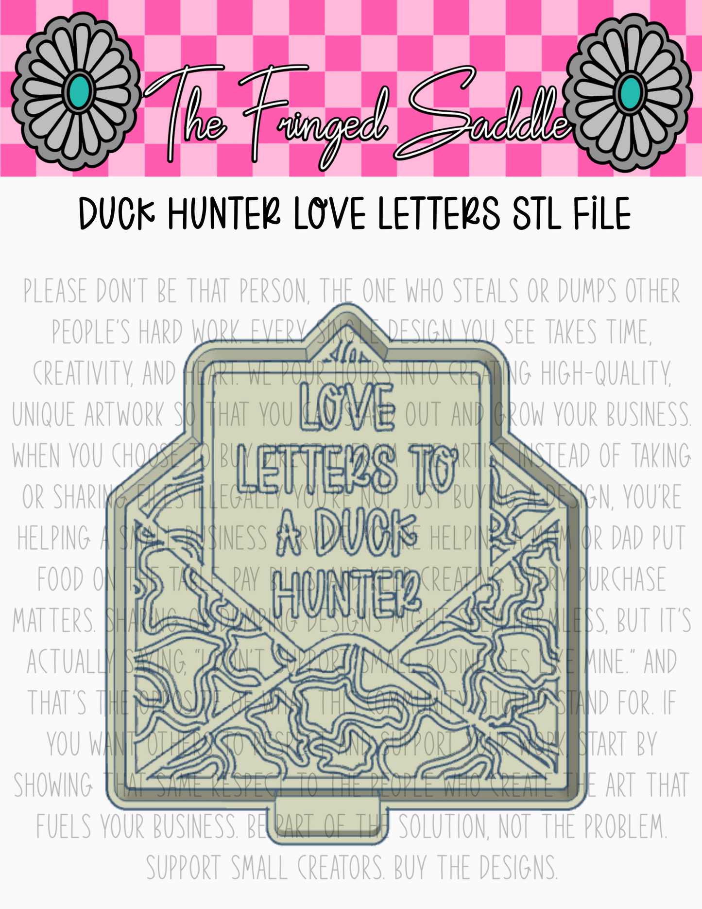 Love letters to a duck hunter STL