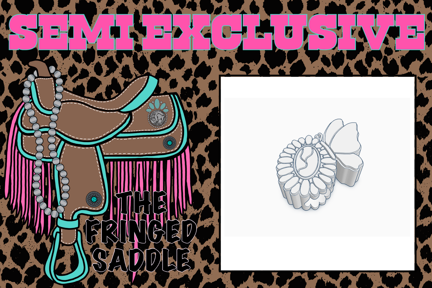 Butterfly w turquoise straw topper digital