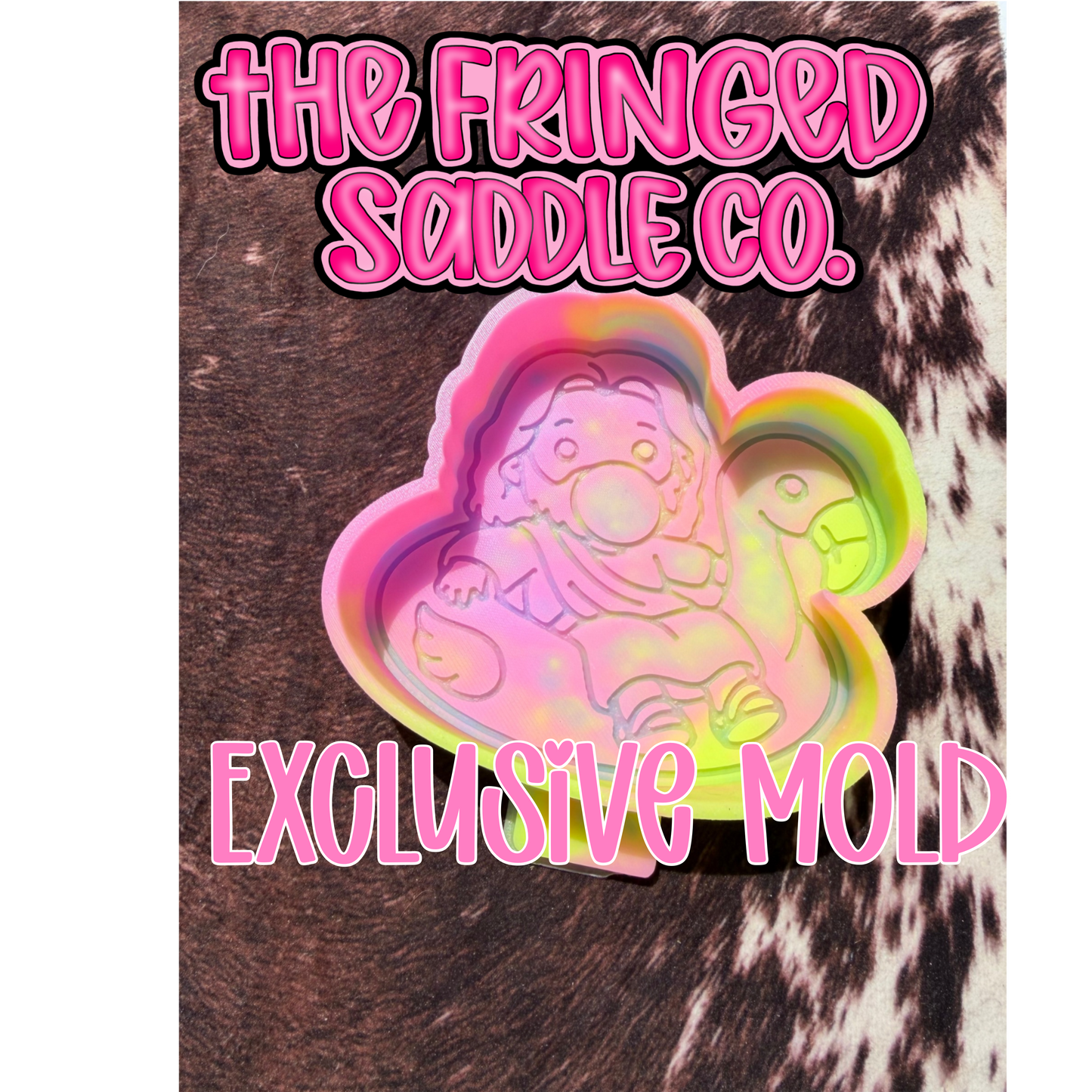 Jesus on pool float blowing bubble TFS EXCLUSIVE MOLD