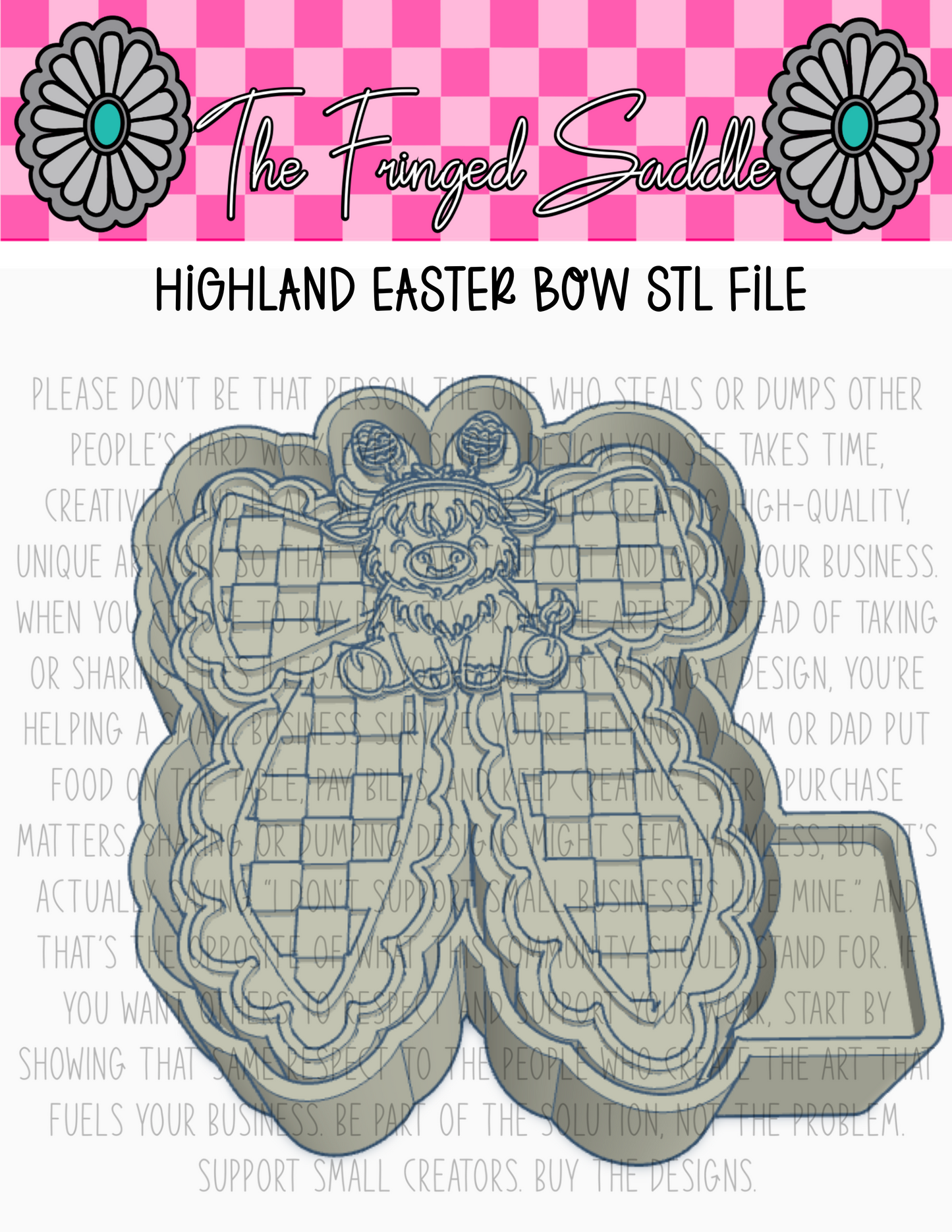 Highland Easter bow STL