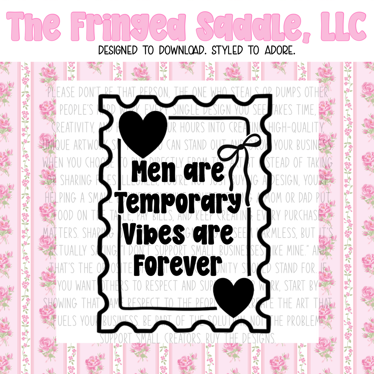 Men are temporary