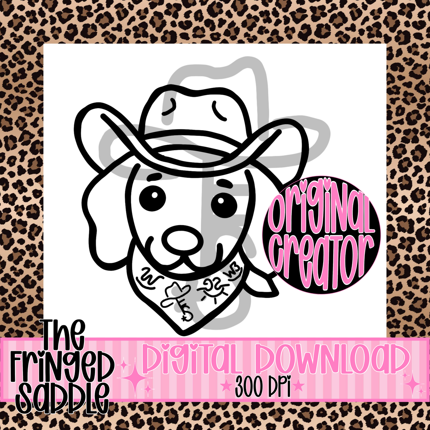 TFS Cowboy dachshund