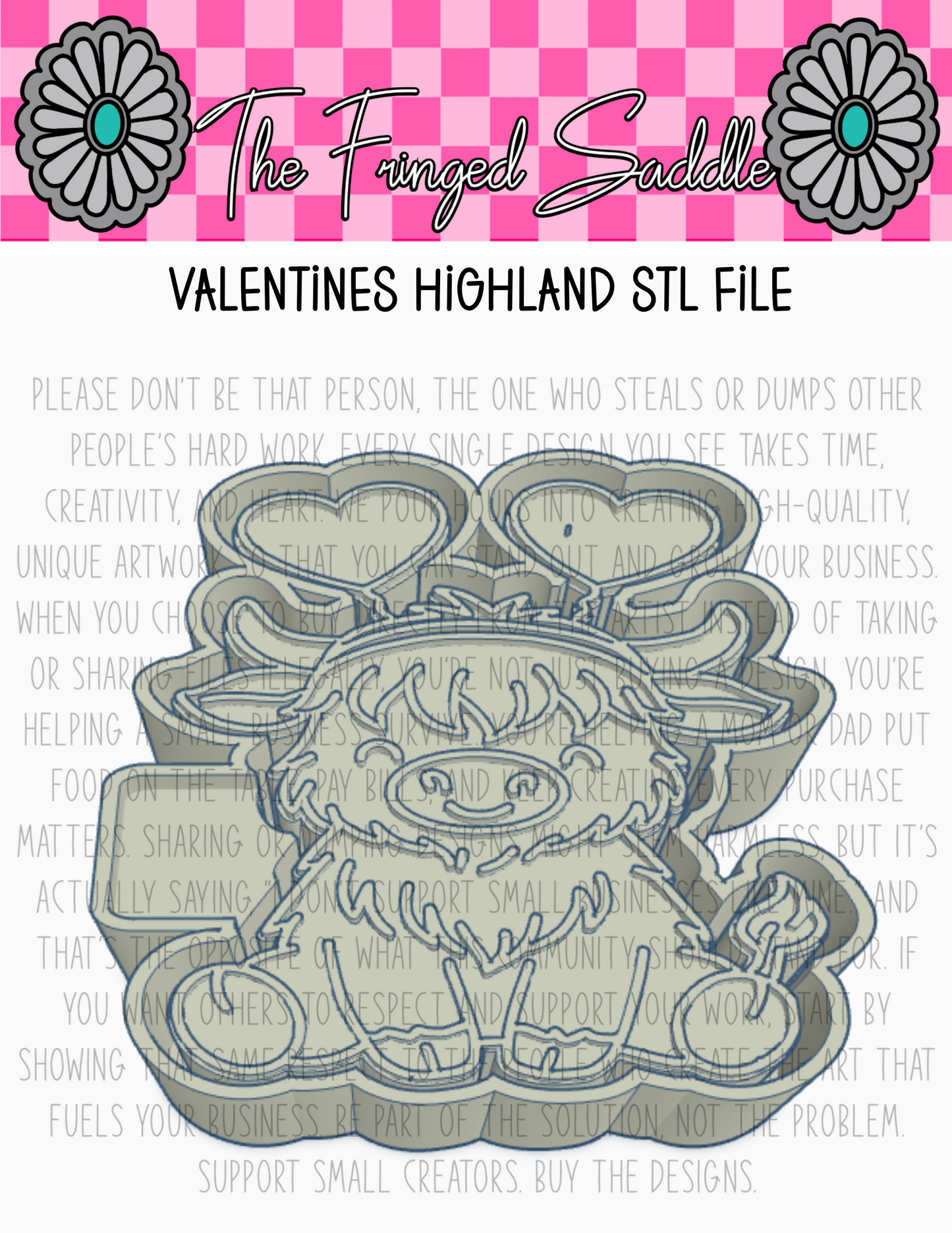 Valentines highland STL