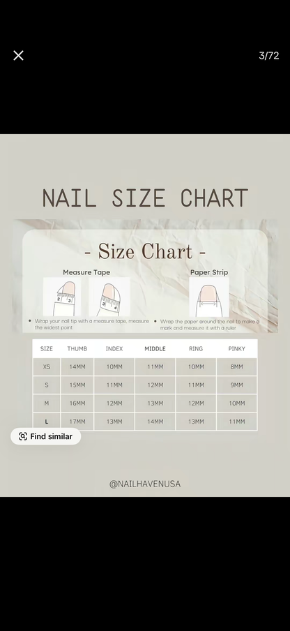 Hand painted nail sets