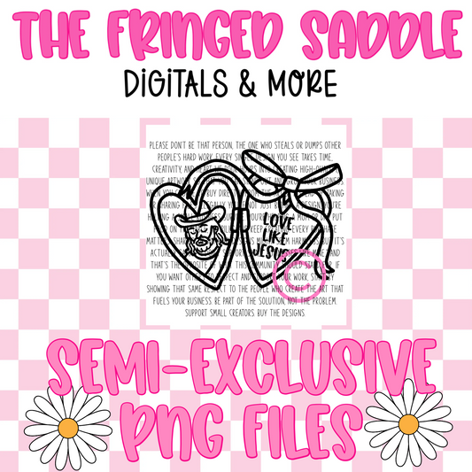 Love like Jesus locket