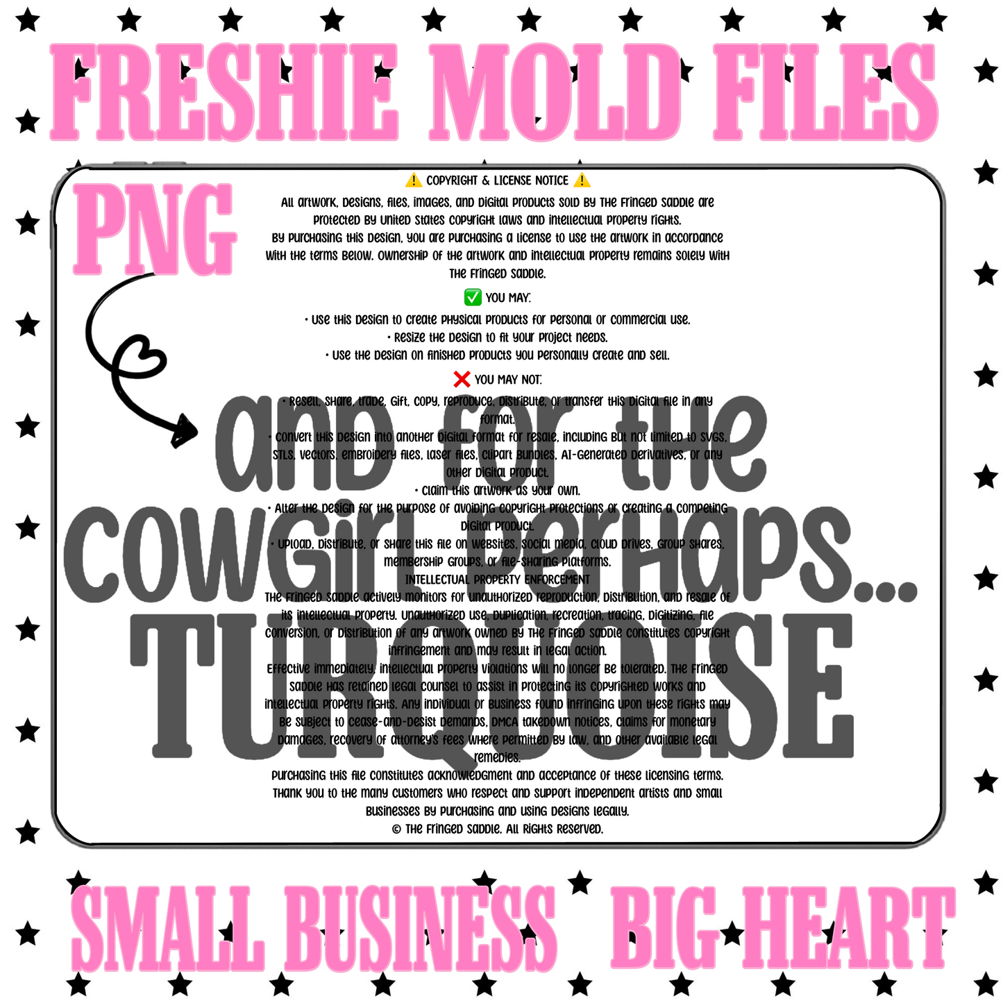 And for the Cowgirl perhaps.. turquoise png