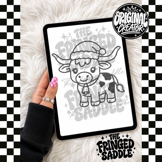 Christmas longhorn