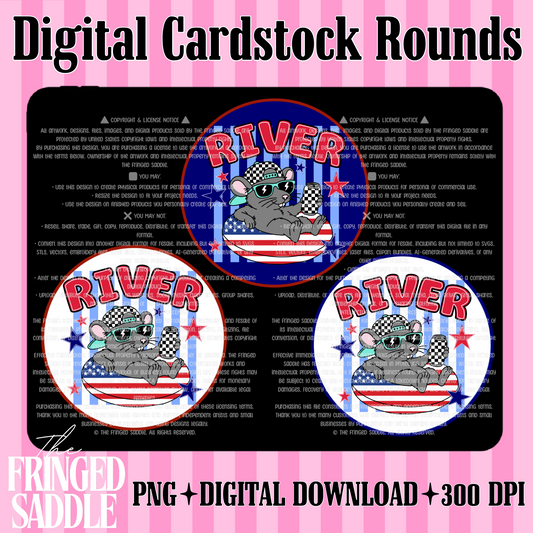 River rat cards to rounds bundle digital download