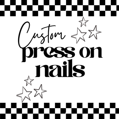Custom press on nail sets