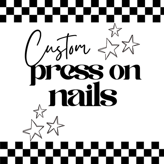 Custom press on nail sets