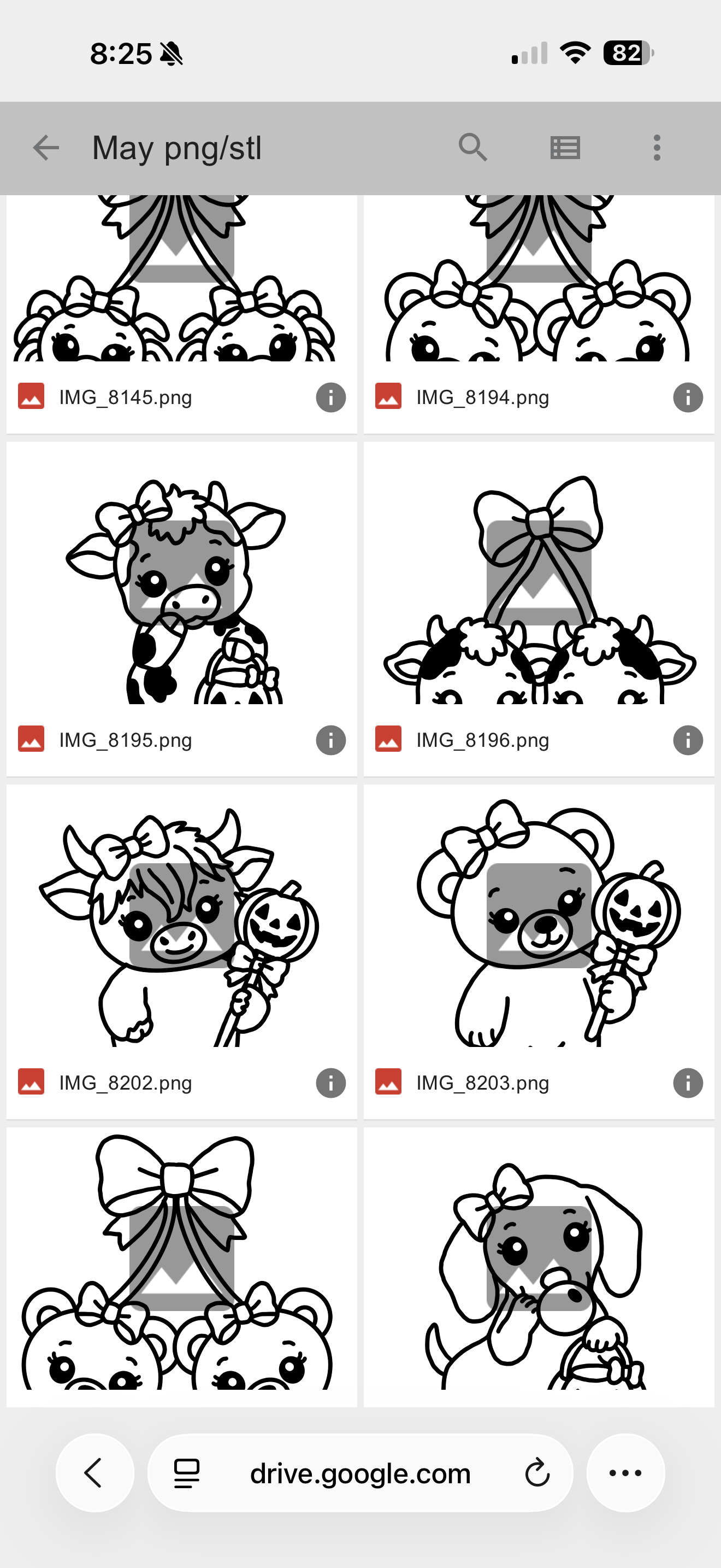 May PNG/STL Google Drive folder access