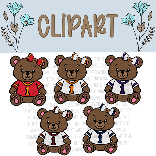 Sports Teddy clipart
