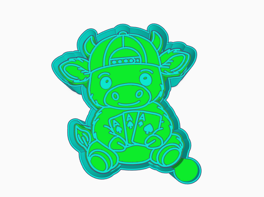 Bull w cards