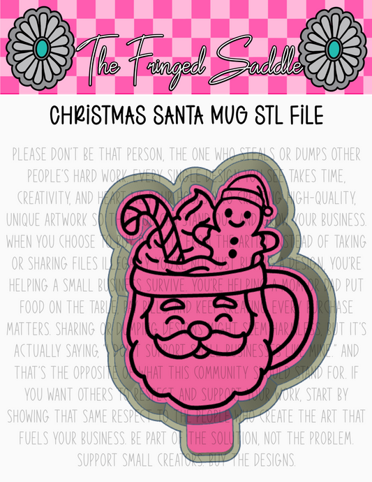 Christmas Santa mug file