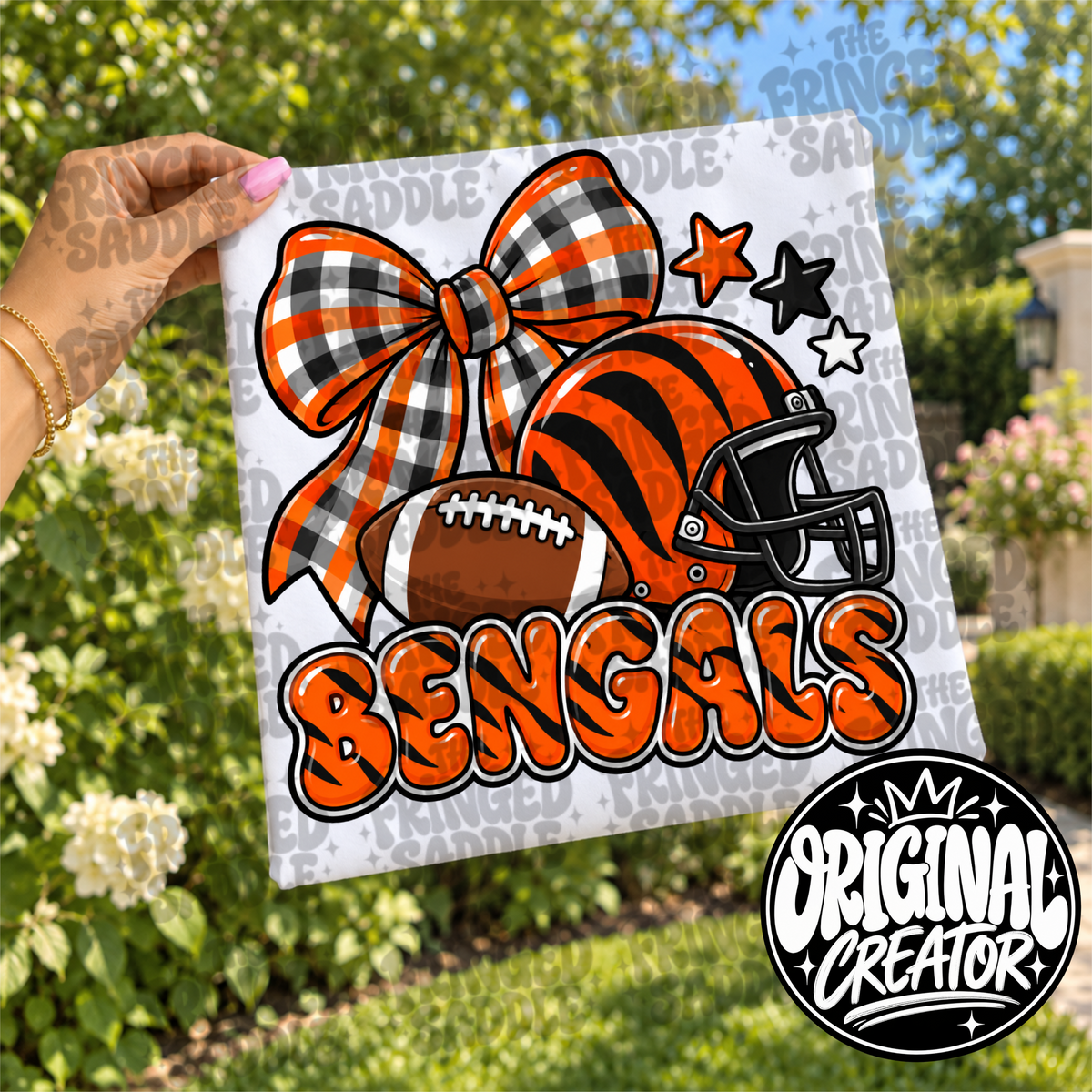 Bengals football graphic