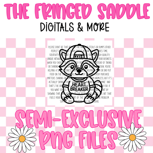 Heart breaker raccoon