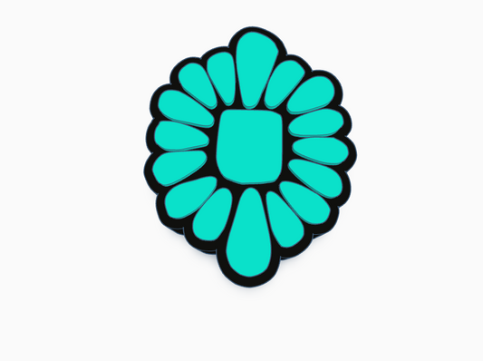 Turquoise bead charm