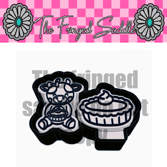 Cow pie vent mold