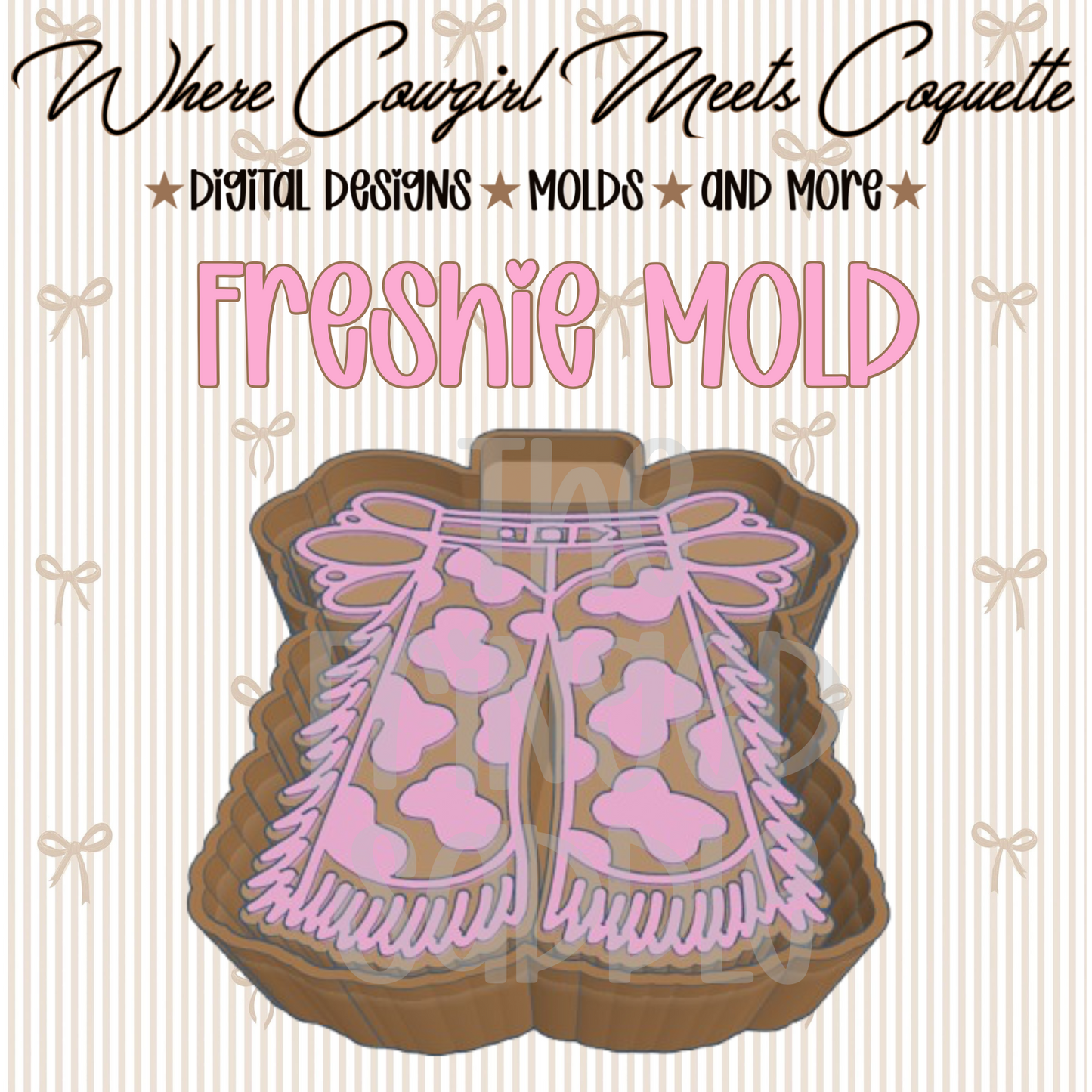Cowprint chaps mold