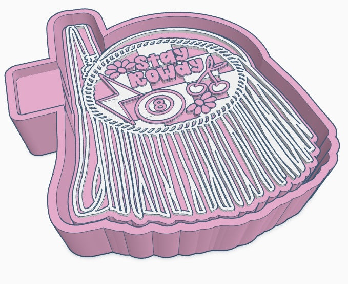 Stay Rowdy canteen purse