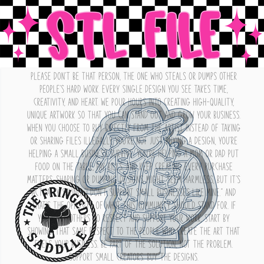 Christmas cowboy STL semi exclusive