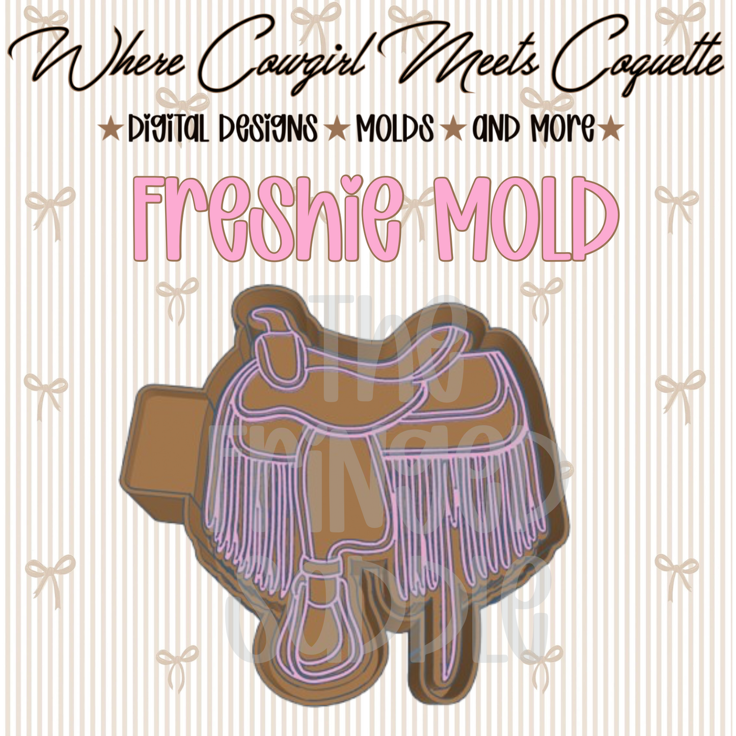 Fringed saddle mold