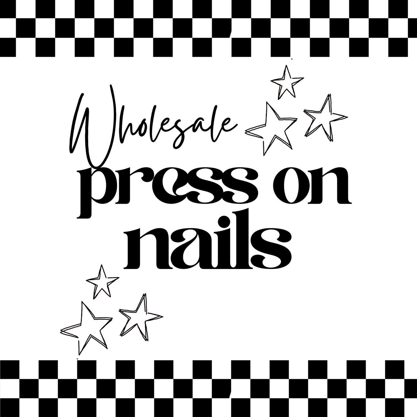 Wholesale press on nails sets (5 sets)