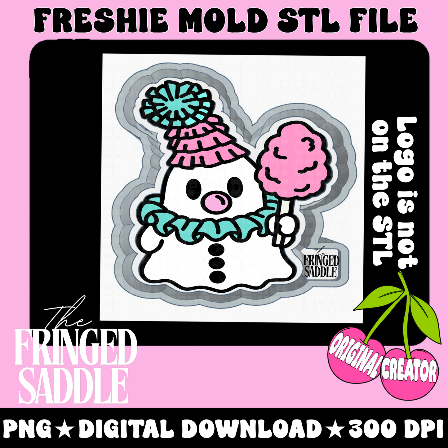 Carnival clown ghost STL