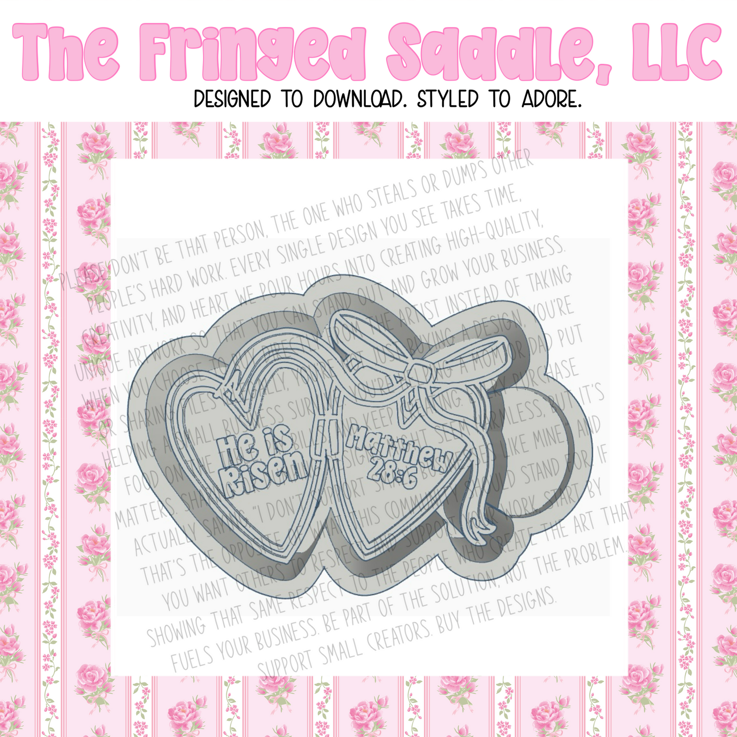 He is risen locket