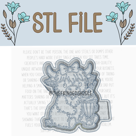 Highland w milkshake STL