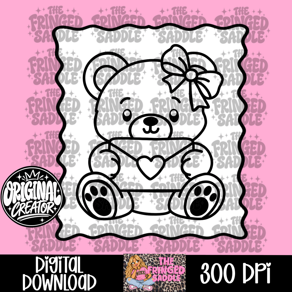Teddy w envelope