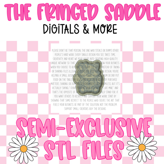 Raccoon in heart pjs