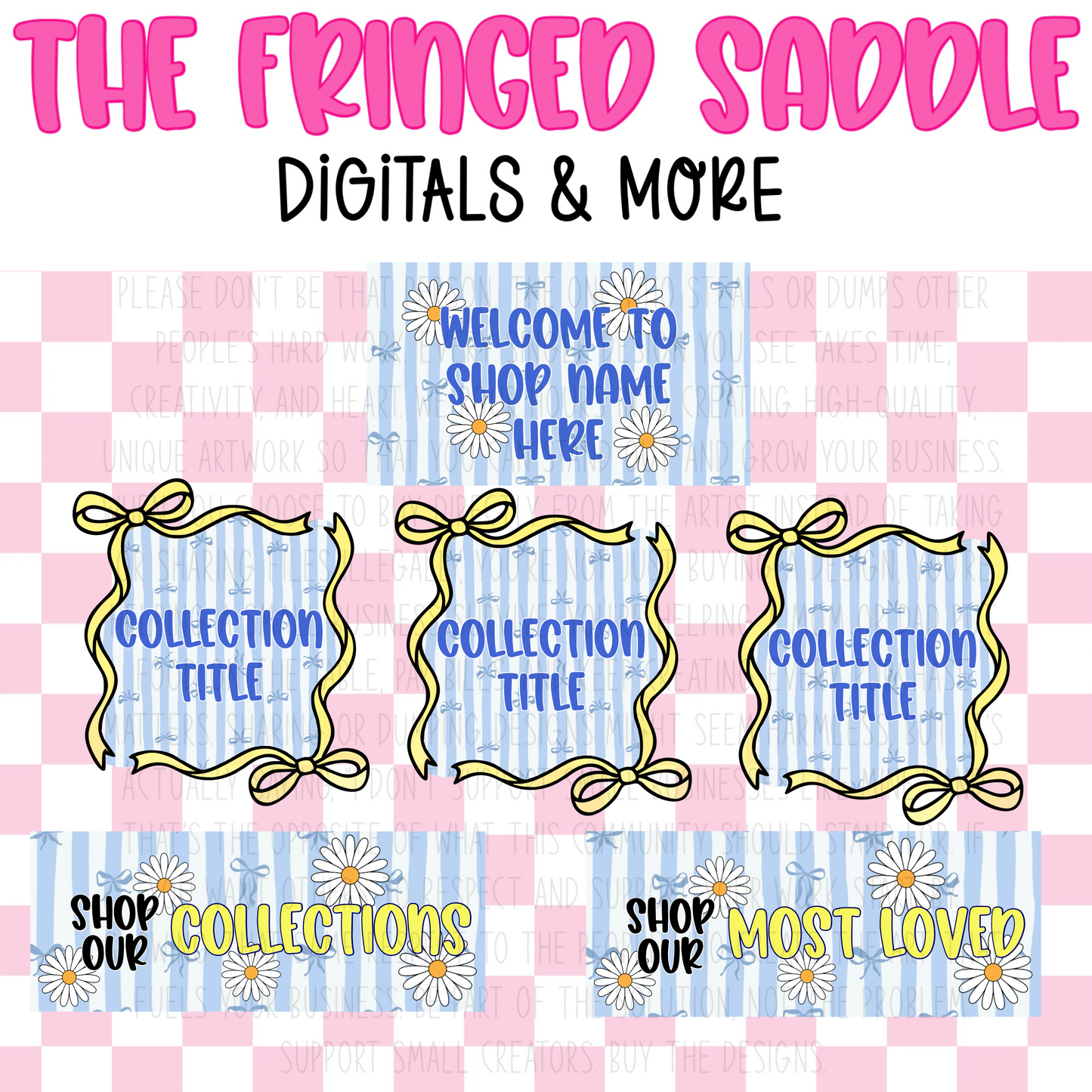 Blue daisy Shopify revamp kit