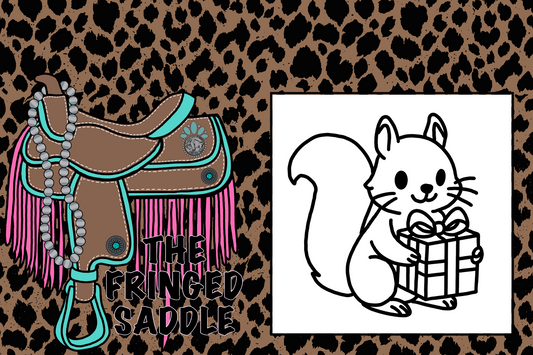 Squirrel w present