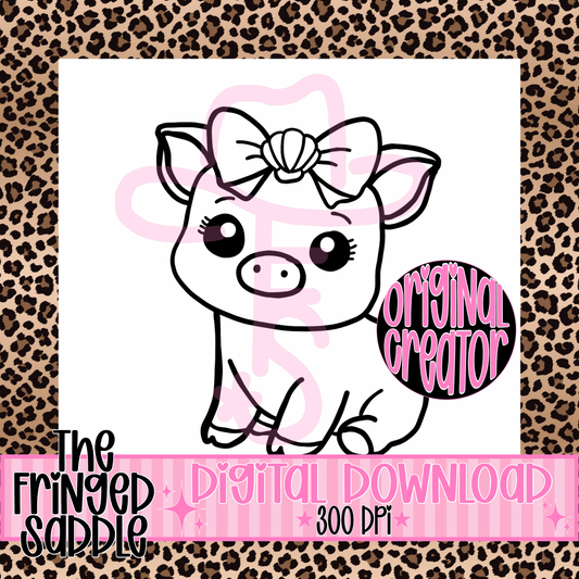 Pig a shell bow