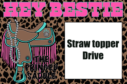 Straw topper drive