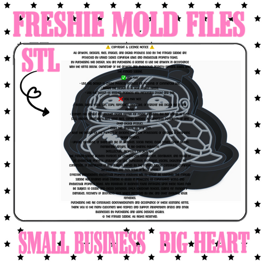 Football turtle STL