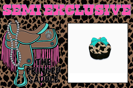 Cow print pumpkin straw topper digital